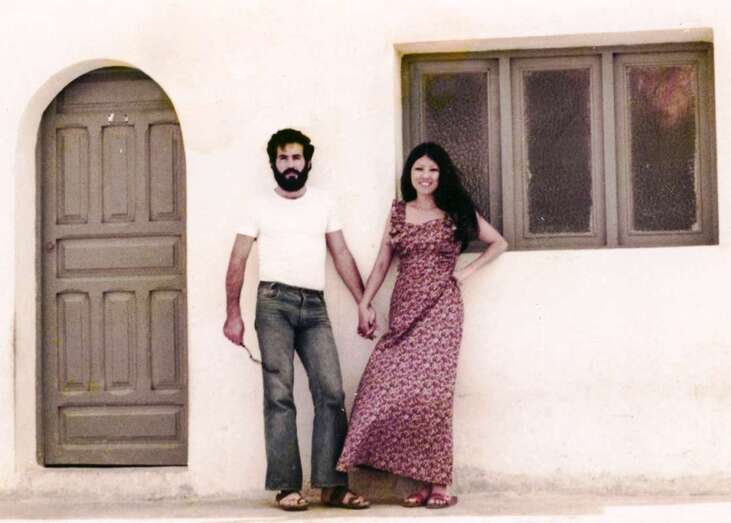 SanMao con su pareja, en Canarias (Foto TA)